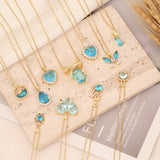 Ice Flower Blue Love Pendant Personality – Jewelry Gift Ideas — 6