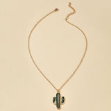 Women's Personality Simple Diamond Cactus Alloy – Jewelry Gift Ideas — 4