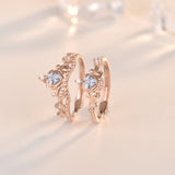S925 Sterling Silver Pcean Diamond Crown Ring Women – Gifts for Her — 4