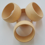 Flat Mouth Wide Embryo Log Bracelet Flat Wooden – Jewelry Gift Ideas — 4