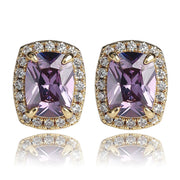 Colored large zircon personality earrings – Everyday Gifts — 16