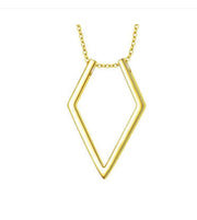 V-shaped Bracket Necklace To Send Wife Ring – Jewelry Gift Ideas — 7