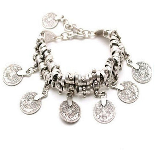 Coin short bracelet and anklet dual purpose – Jewelry Gift Ideas — 2