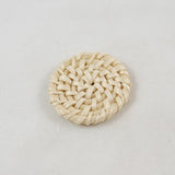 Vintage Straw Rattan Earrings Geometric Ring – Practical Gifts — 9