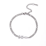 Cut Titanium Steel Bracelet Hollow Six-pointed – Jewelry Gift Ideas — 9