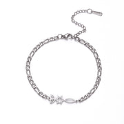 Cut Titanium Steel Bracelet Hollow Six-pointed – Jewelry Gift Ideas — 9