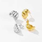 Niche Design Spiral Earrings C- Ring – Small Gift Ideas — 6