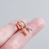 S925 Sterling Silver Geometric Tapered Diamond – Meaningful Gifts — 4