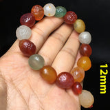 Colorful Agate Rough Stone Bracelet Colorful – Jewelry Gift Ideas — 7