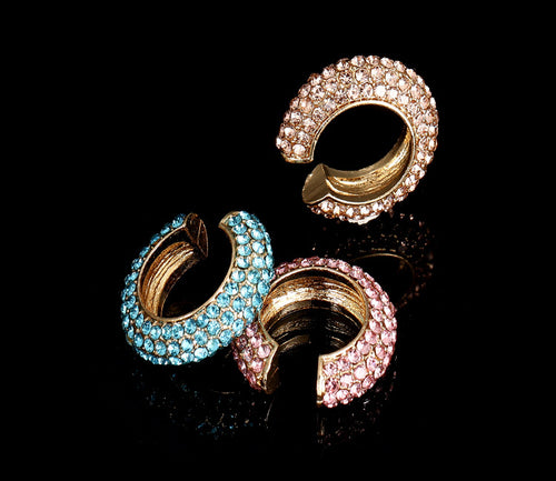 Alloy C-shaped color earrings – Unique Gift Ideas — 2