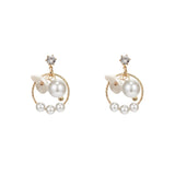 Circle Earrings Female Design Sense Pearl Temperament – Gifts for Her — 1