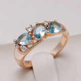 Fashionable Rose Gold Zircon Women's Ring – Gifts for Her — 1