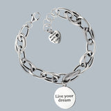 Adjustable Bracelet Female Letters Love Heart – Jewelry Gift Ideas — 5