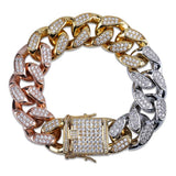 Men's Full Zircon Jewelry Buckle Cuban Chain – Jewelry Gift Ideas — 5