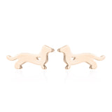 Hollow animal bantam stud earrings – Small Gift Ideas — 7