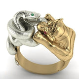 Electroplated Two-color Ring Men's Hand Accessories – Stylish Gifts — 2