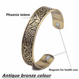 Punk vintage imprinted pattern bracelet – Jewelry Gift Ideas — 4