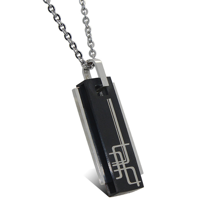 Men's square pendant – Jewelry Gift Ideas — 1