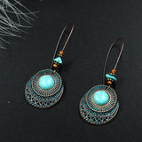 Fashion Round Alloy Earrings Female Creative – Stylish Gifts — 1