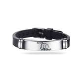 Personalized Stainless Steel Silicone Bracelet – Jewelry Gift Ideas — 5
