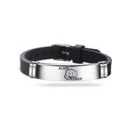 Personalized Stainless Steel Silicone Bracelet – Jewelry Gift Ideas — 5