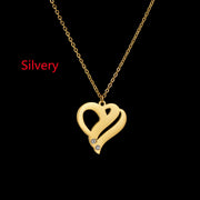 18k Gold Stainless Steel Heart-shaped Pendant – Jewelry Gift Ideas — 6