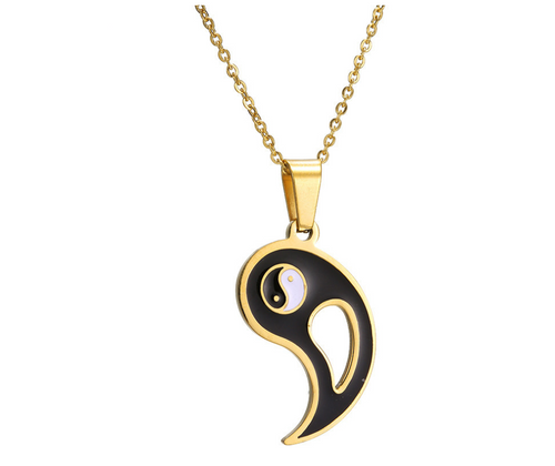 Detachable couple Tai gossip necklace – Jewelry Gift Ideas — 2