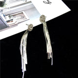 Crystal tassel earrings earrings – Unique Gift Ideas — 5
