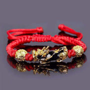 Fashion Black Gold Brave Beaded Bracelet – Stylish Gifts — 14