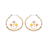 Unique Earring for Women Cute Three Mushroom – Jewelry Gift Ideas — 1