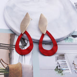 Irregular stitching geometric earrings – Unique Gift Ideas — 5