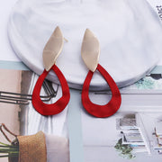 Irregular stitching geometric earrings – Unique Gift Ideas — 5