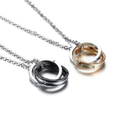 Stainless steel couple necklace – Jewelry Gift Ideas — 1