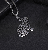 Hollow Stainless Steel Cute Animal Pendant Rabbit – Jewelry Gift Ideas — 5
