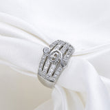 White AAA Zircone Women's Ring – Gifts for Her — 4