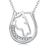 Horsehead Necklace With Micro-Zircon Pendant – Jewelry Gift Ideas — 1