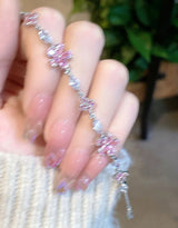 Women's Cherry Blossom Crystal Bracelet – Jewelry Gift Ideas — 10