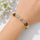 Stone Bead Men's And Women's Bracelet Haematite – Jewelry Gift Ideas — 12