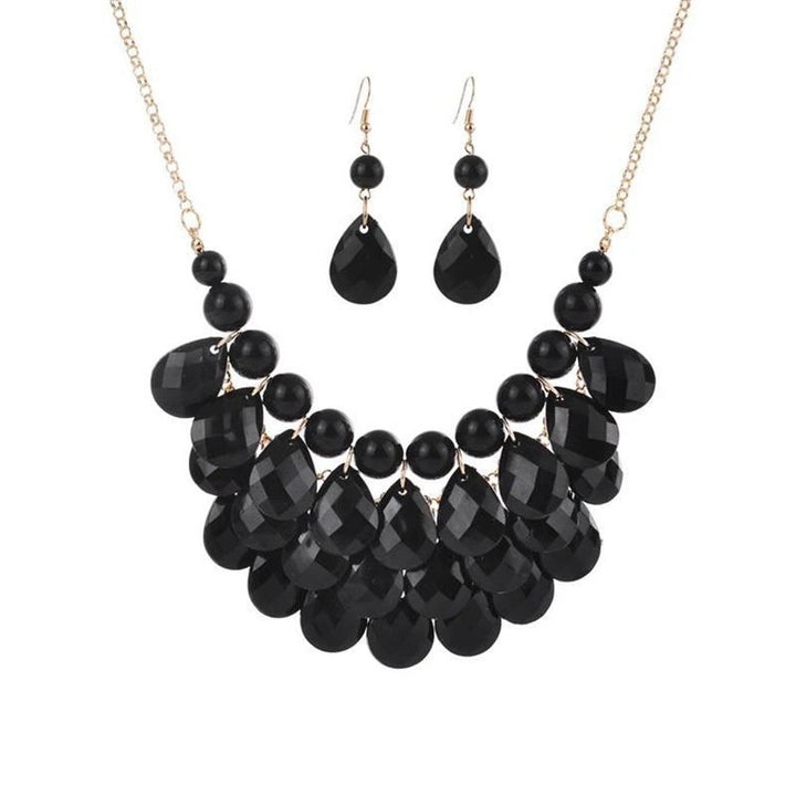 Water drop necklace suit – Jewelry Gift Ideas — 1
