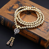Stainless steel thunderbolt beads necklace – Jewelry Gift Ideas — 4