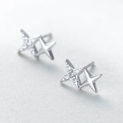 Star Sterling Silver Stud Earrings – Small Gift Ideas — 5
