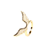 Three-Piece Full Diamond Angel Wings Necklace – Jewelry Gift Ideas — 8