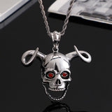 Wish Personality Long Chain Horn Ghost Head Men's – Jewelry Gift Ideas — 1