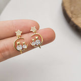 Ins Style Sweet Temperament Flash Diamond Earrings – Stylish Gifts — 5