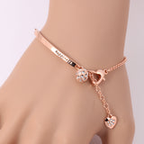 Rose Gold Plated Zircon Bracelet – Jewelry Gift Ideas — 5