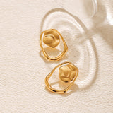 Irregular Fold Design Sense Earrings – Special Occasion Gifts — 10