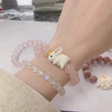 Rabbit Bracelet Strawberry Milkshake Macaron – Jewelry Gift Ideas — 1