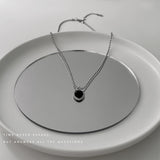 Black Love Pendant Necklace Female Ins – Jewelry Gift Ideas — 4
