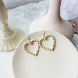 Women's Sweet Temperament Hollow Peach Heart Earrings – Gifts for Her — 5