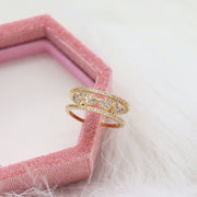 Double Layer Zircon Female Simple Ring Opening – Gifts for Her — 17